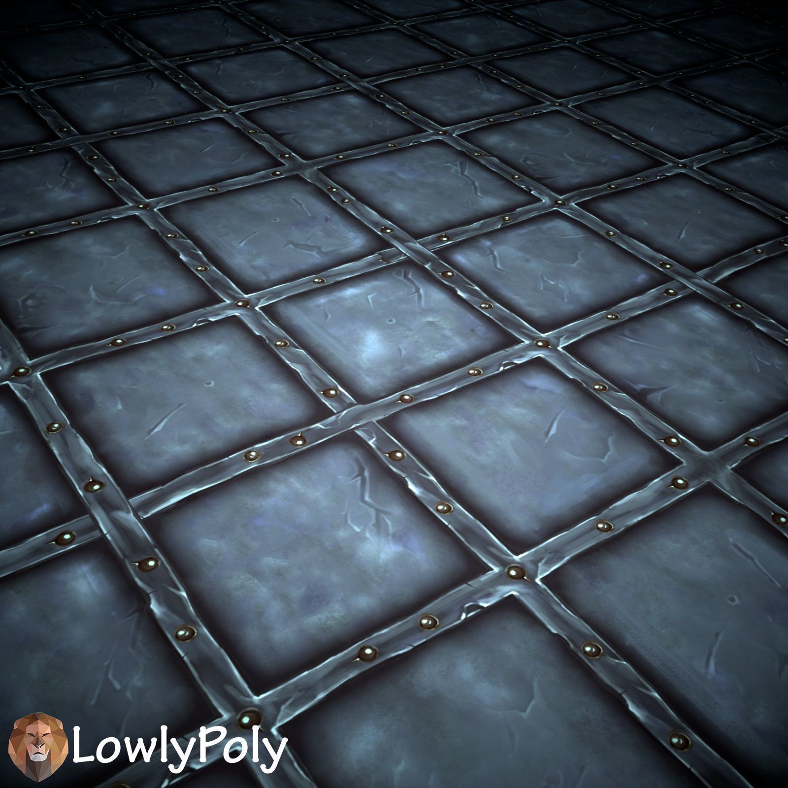 Stylized Tiles Vol 37 - Hand Painted Textures Texture_12