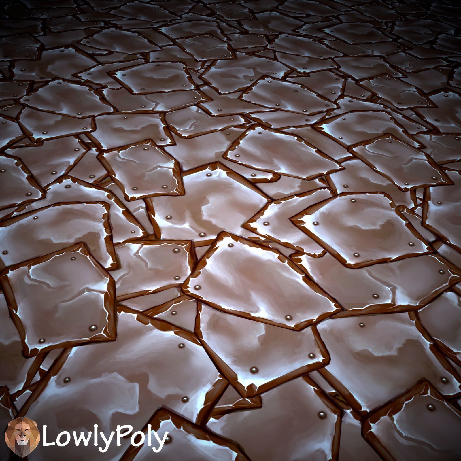 Stylized Tiles Vol 37 - Hand Painted Textures Texture_10