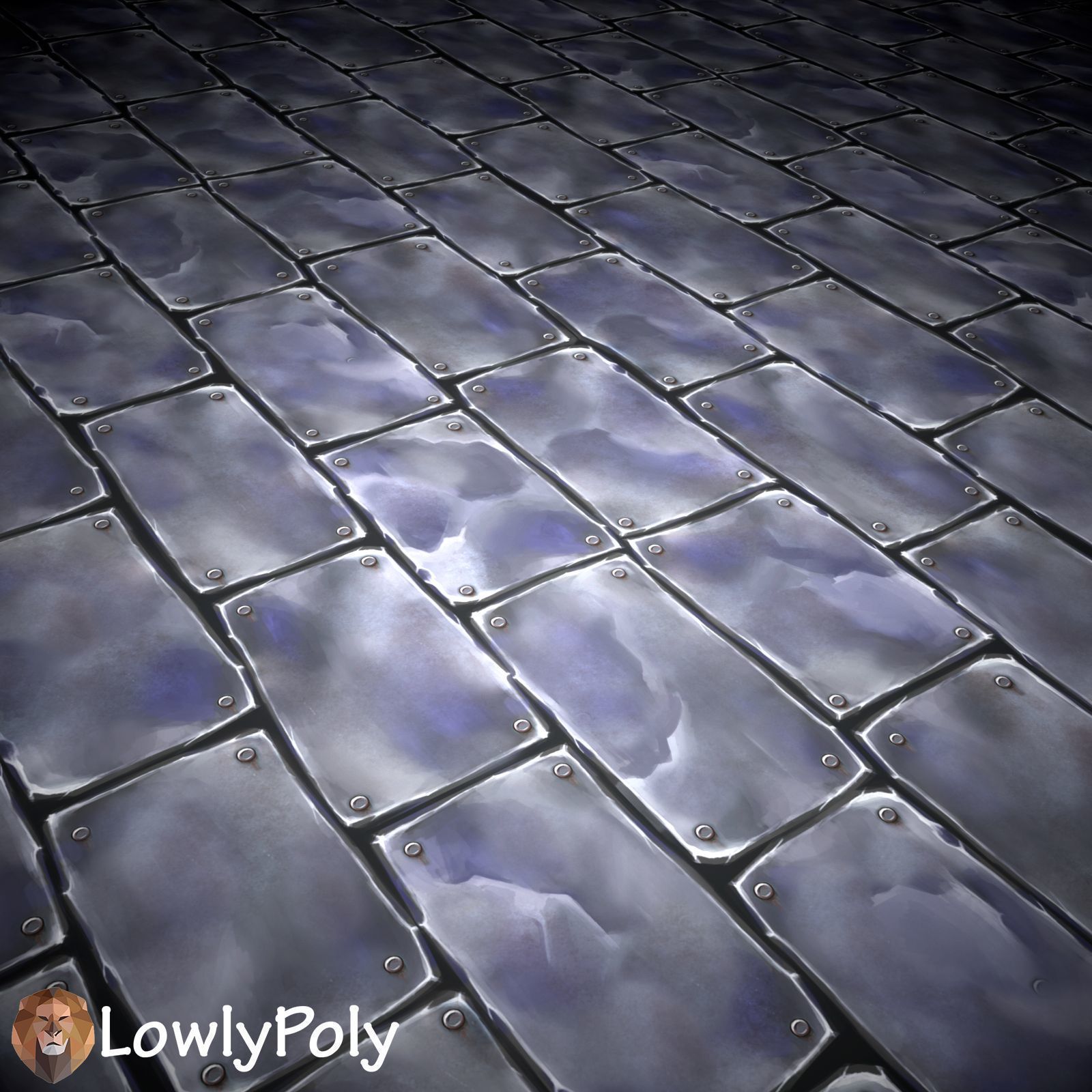 Stylized Tiles Vol 37 - Hand Painted Textures Texture_11