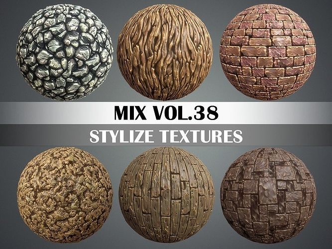 Stylized Ground Mix Vol 38 - Hand Painted Textures Texture