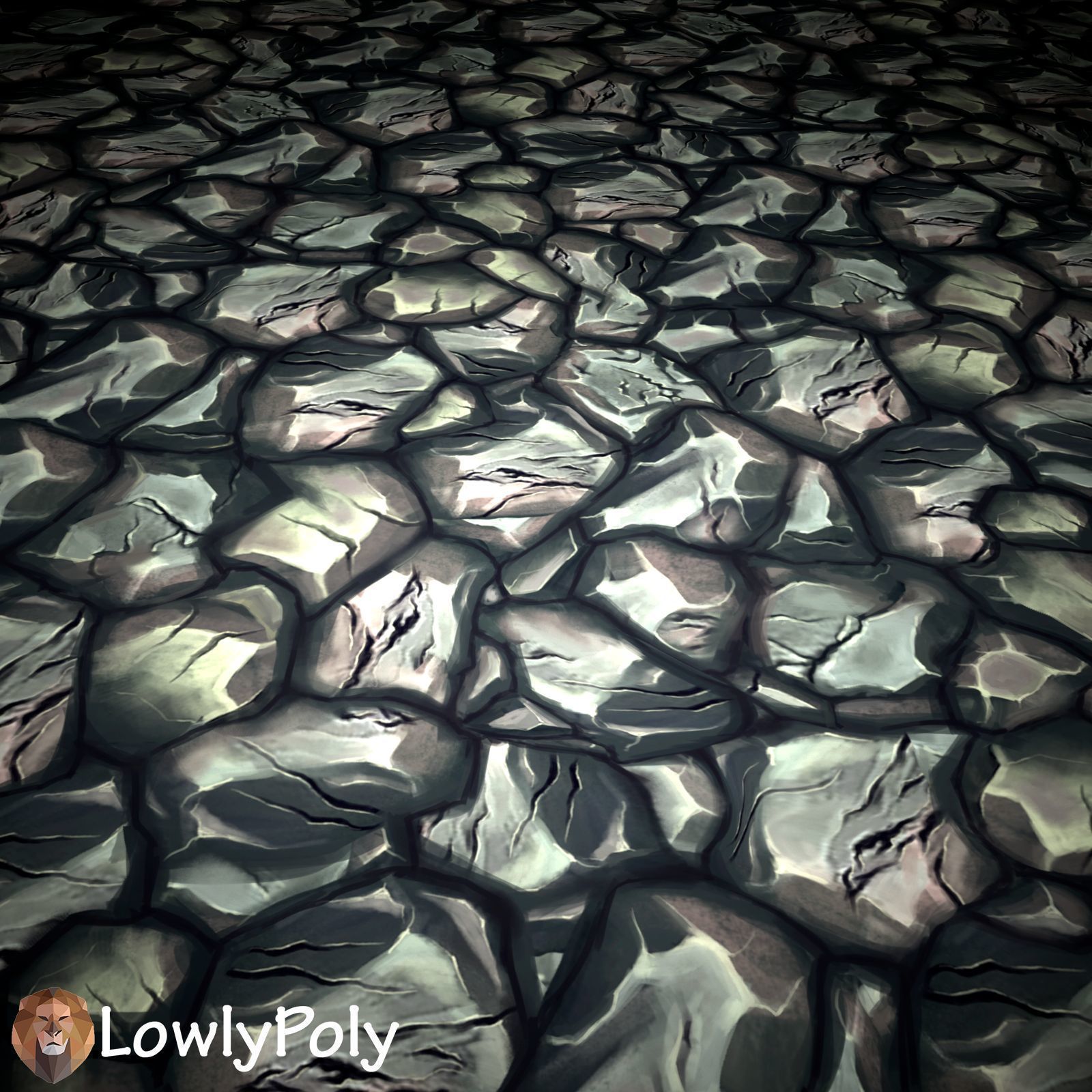Stylized Ground Mix Vol 38 - Hand Painted Textures Texture_14