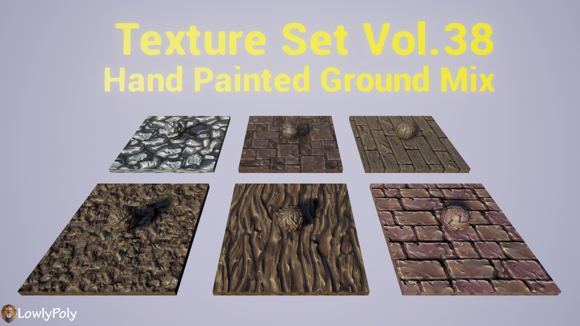 Stylized Ground Mix Vol 38 - Hand Painted Textures Texture_16