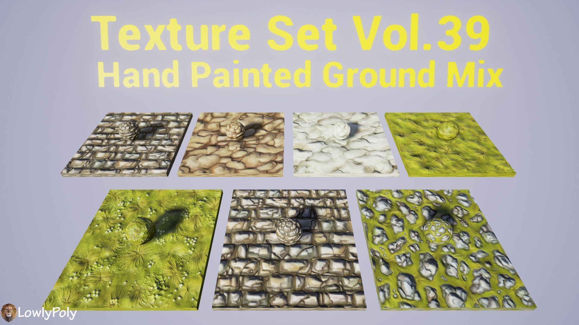 Stylized Ground Mix Vol 39 - Hand Painted Textures Texture_18
