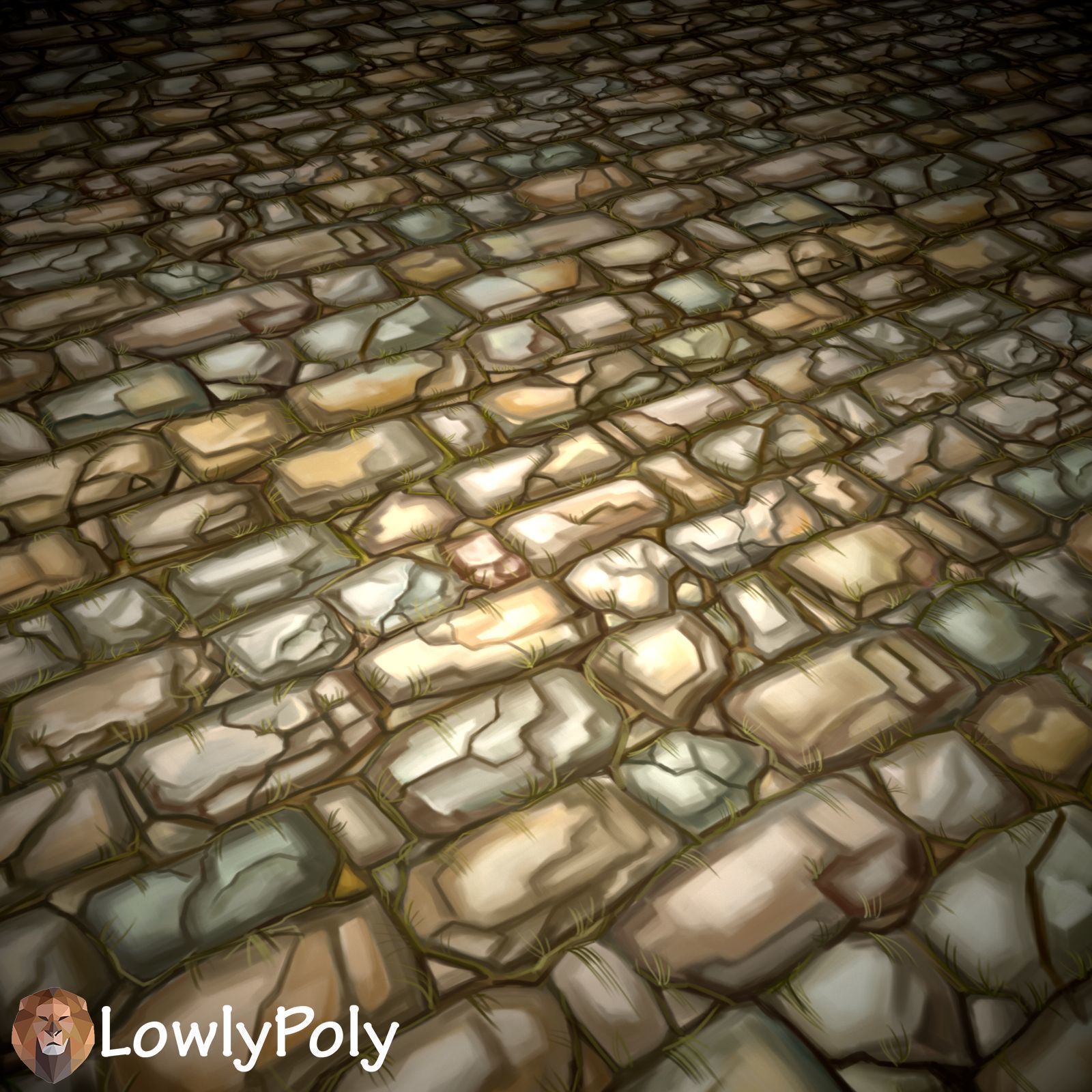 Stylized Ground Mix Vol 39 - Hand Painted Textures Texture_15