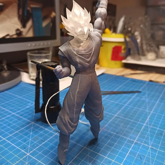 Goku Super Saiyan 3D print model_9