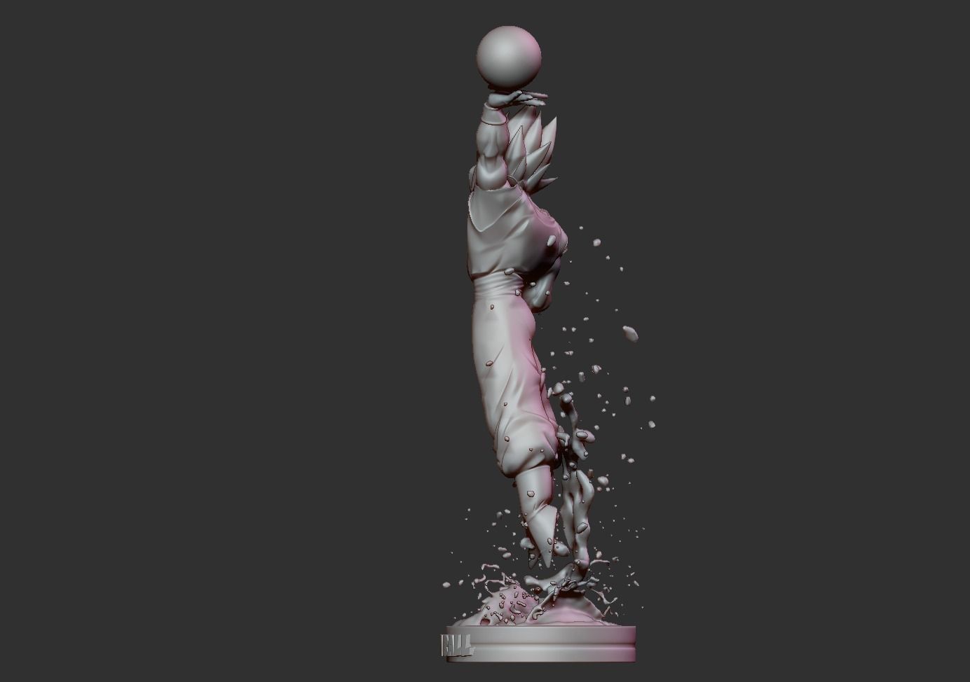 Goku Super Saiyan 3D print model_20