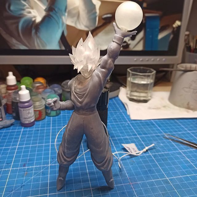 Goku Super Saiyan 3D print model_5