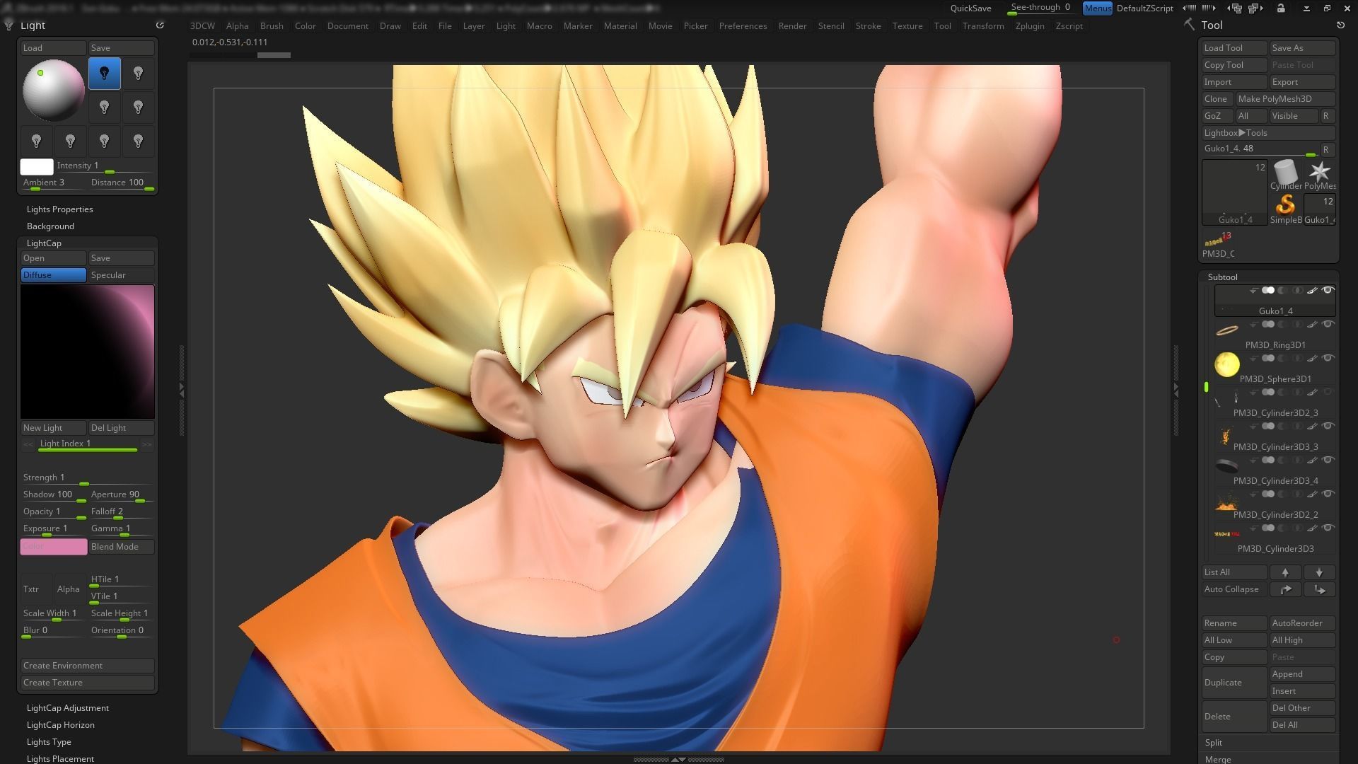 Goku Super Saiyan 3D print model_12