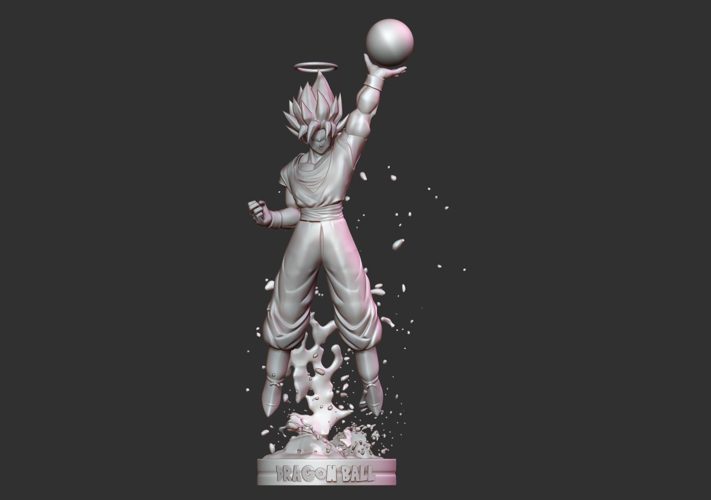 Goku Super Saiyan 3D print model_18