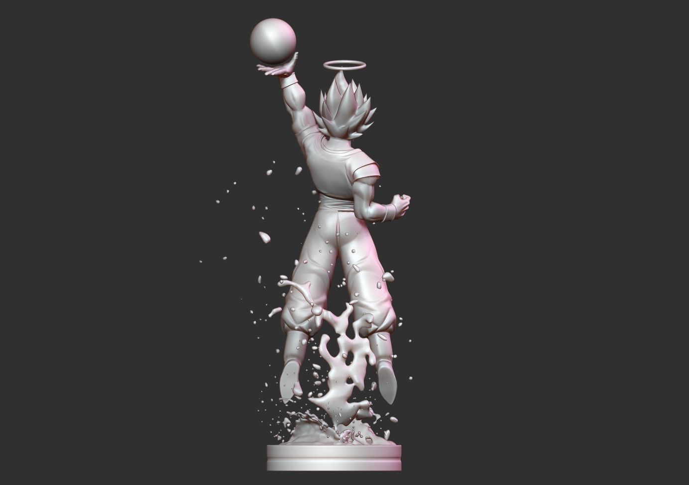 Goku Super Saiyan 3D print model_19