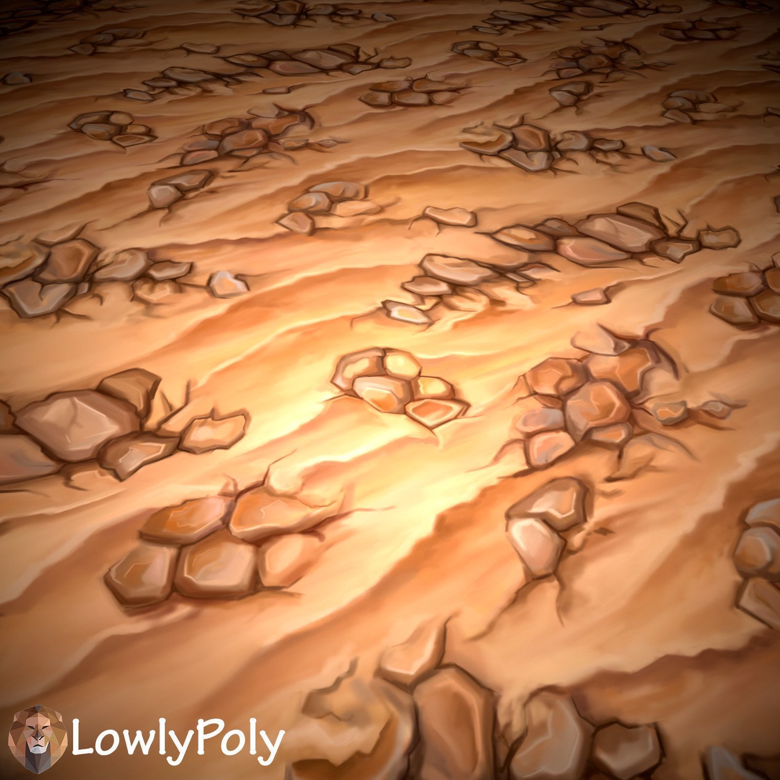 Stylized Sand Vol 40 - Hand Painted Texture Pack Texture_13