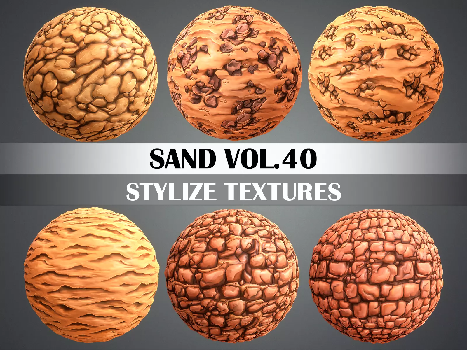 Stylized Sand Vol 40 - Hand Painted Texture Pack Texture_0