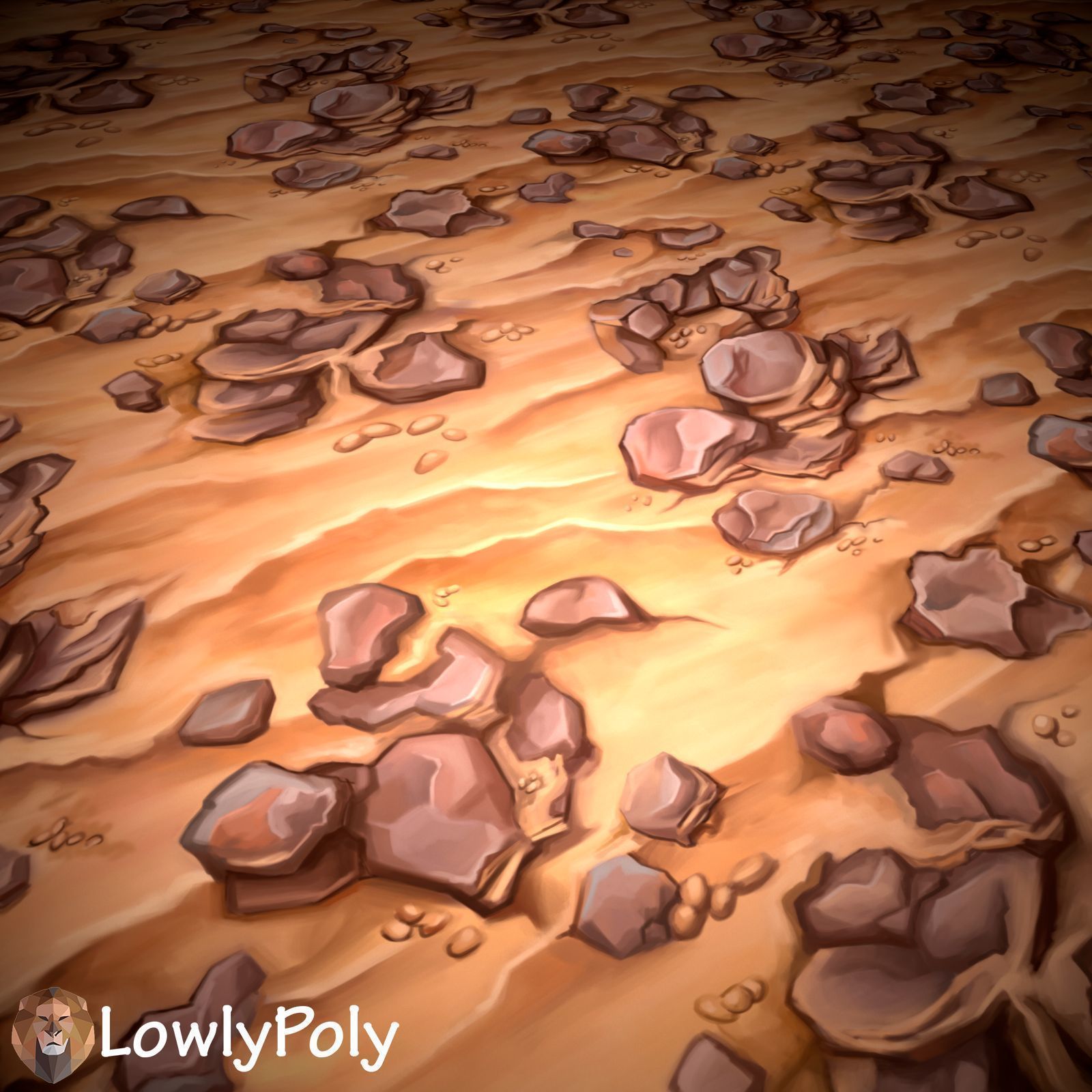 Stylized Sand Vol 40 - Hand Painted Texture Pack Texture_14
