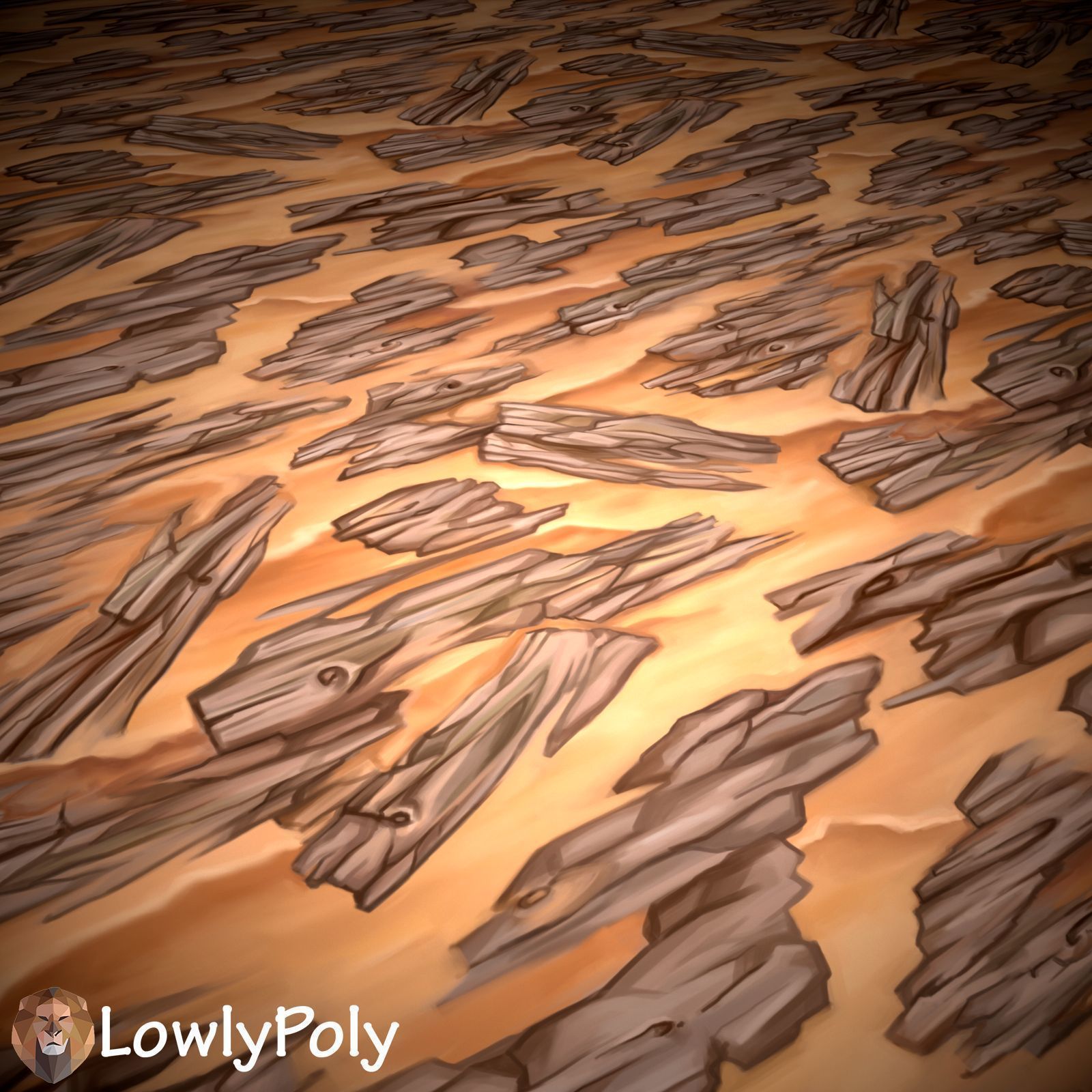 Stylized Sand Vol 40 - Hand Painted Texture Pack Texture_10