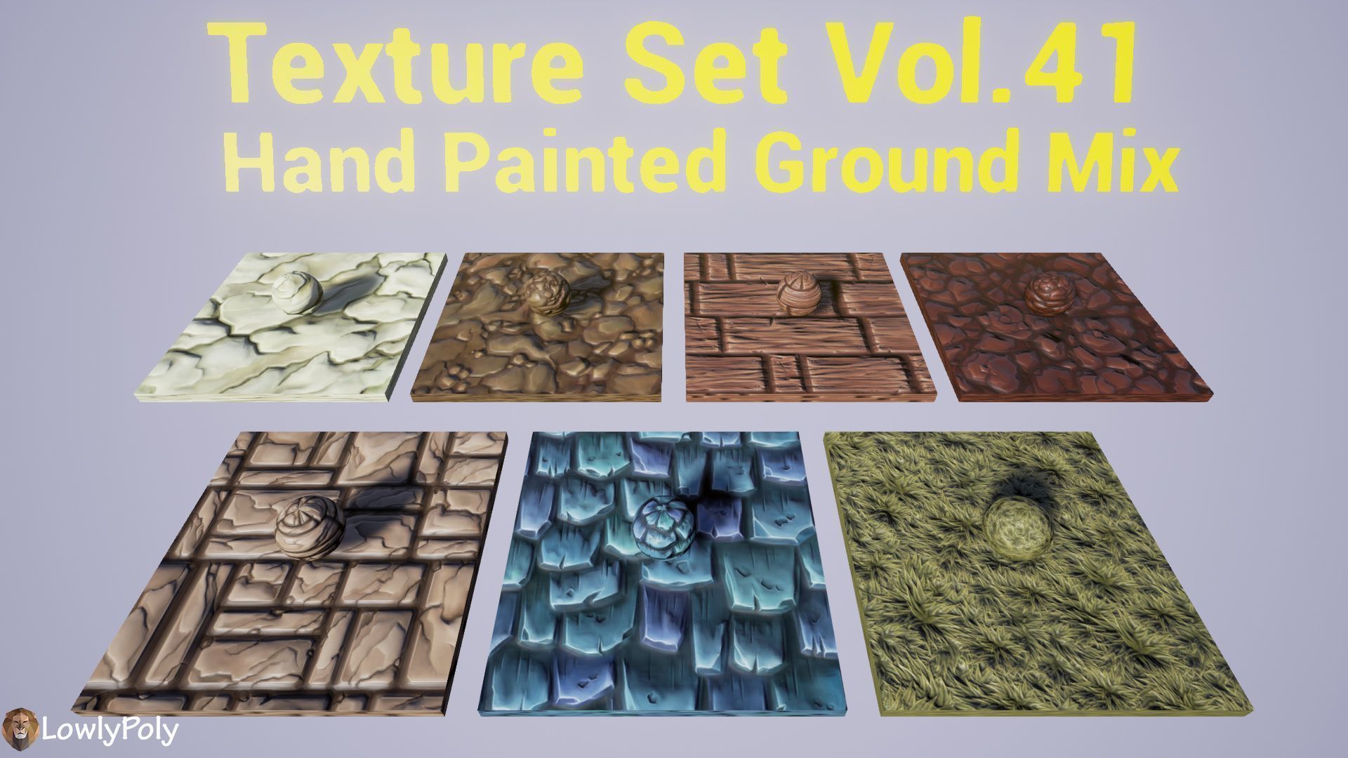 Stylized Mix Vol 41 - Hand Painted Texture Pack Texture_17