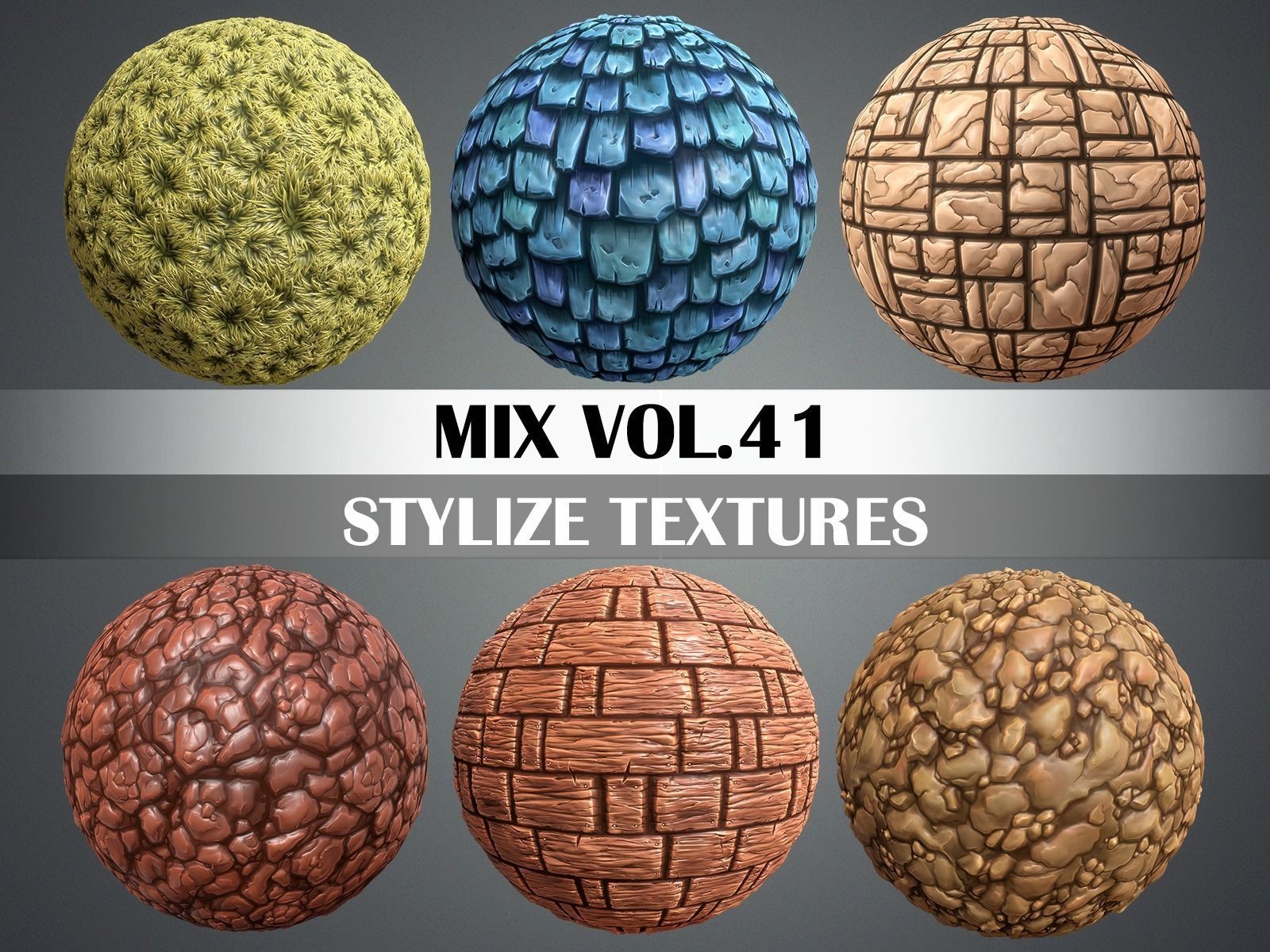 Stylized Mix Vol 41 - Hand Painted Texture Pack Texture_2