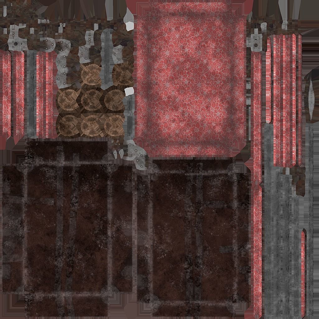 Suitcases Kit Low-poly 3D model_9