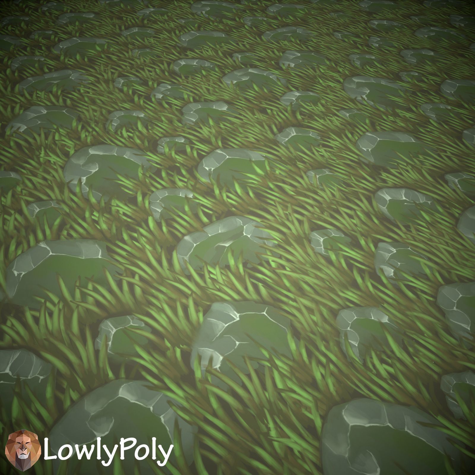 Stylized Grass Vol 42 - Hand Painted Textures Texture_14