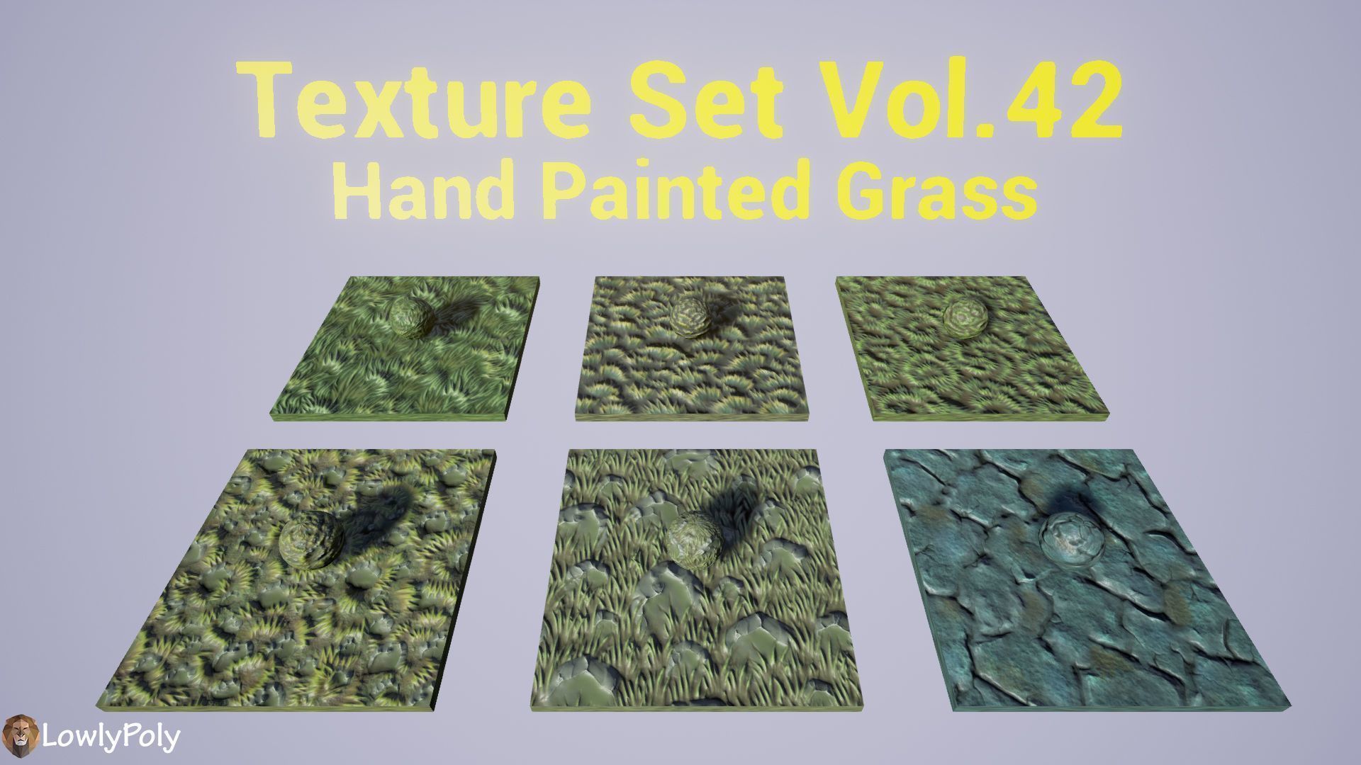 Stylized Grass Vol 42 - Hand Painted Textures Texture_15