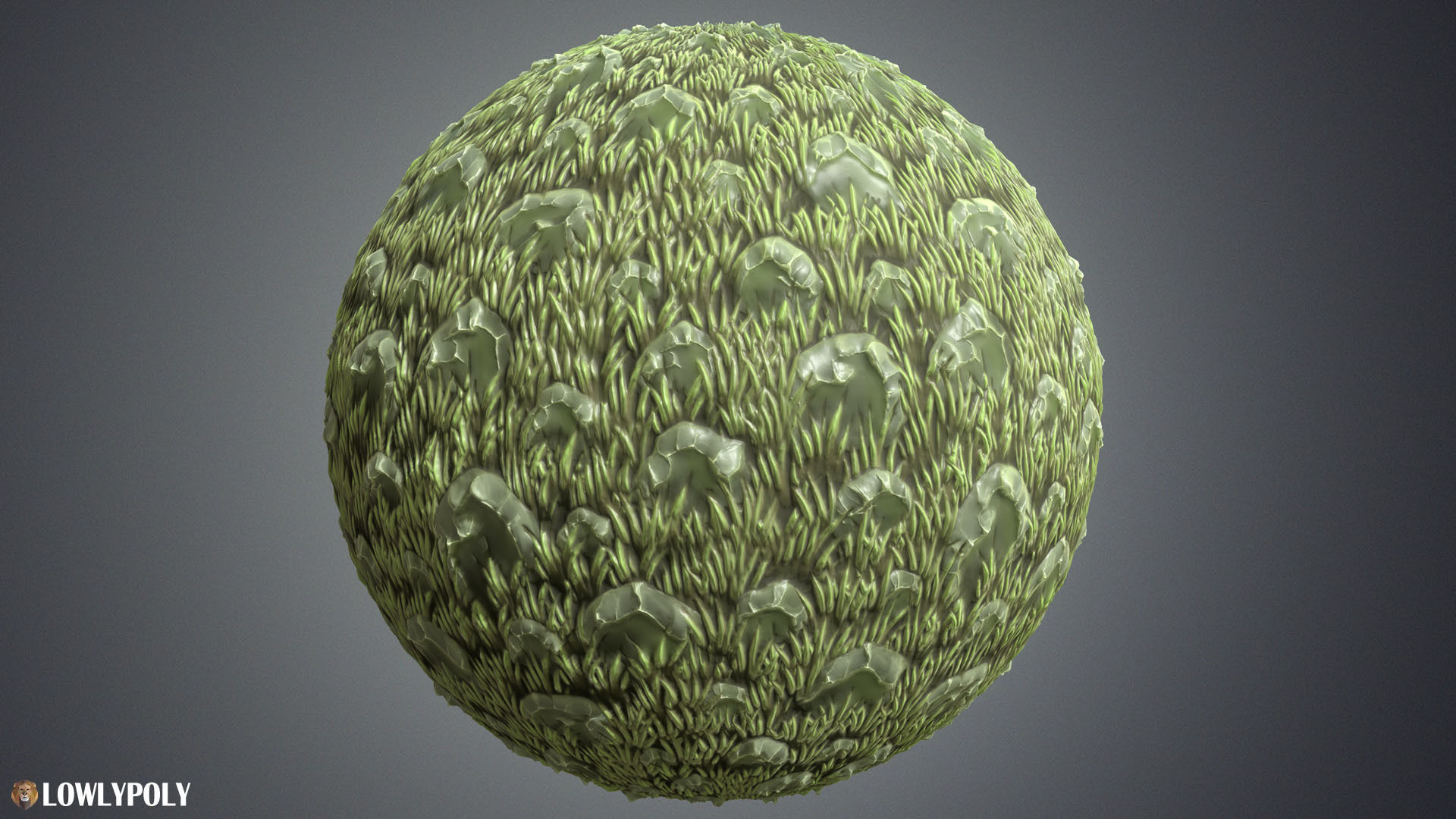 Stylized Grass Vol 42 - Hand Painted Textures Texture_4