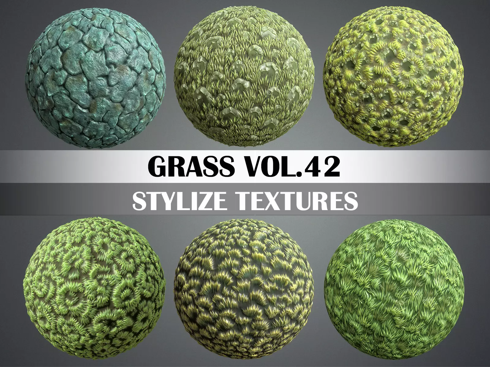 Stylized Grass Vol 42 - Hand Painted Textures Texture_0