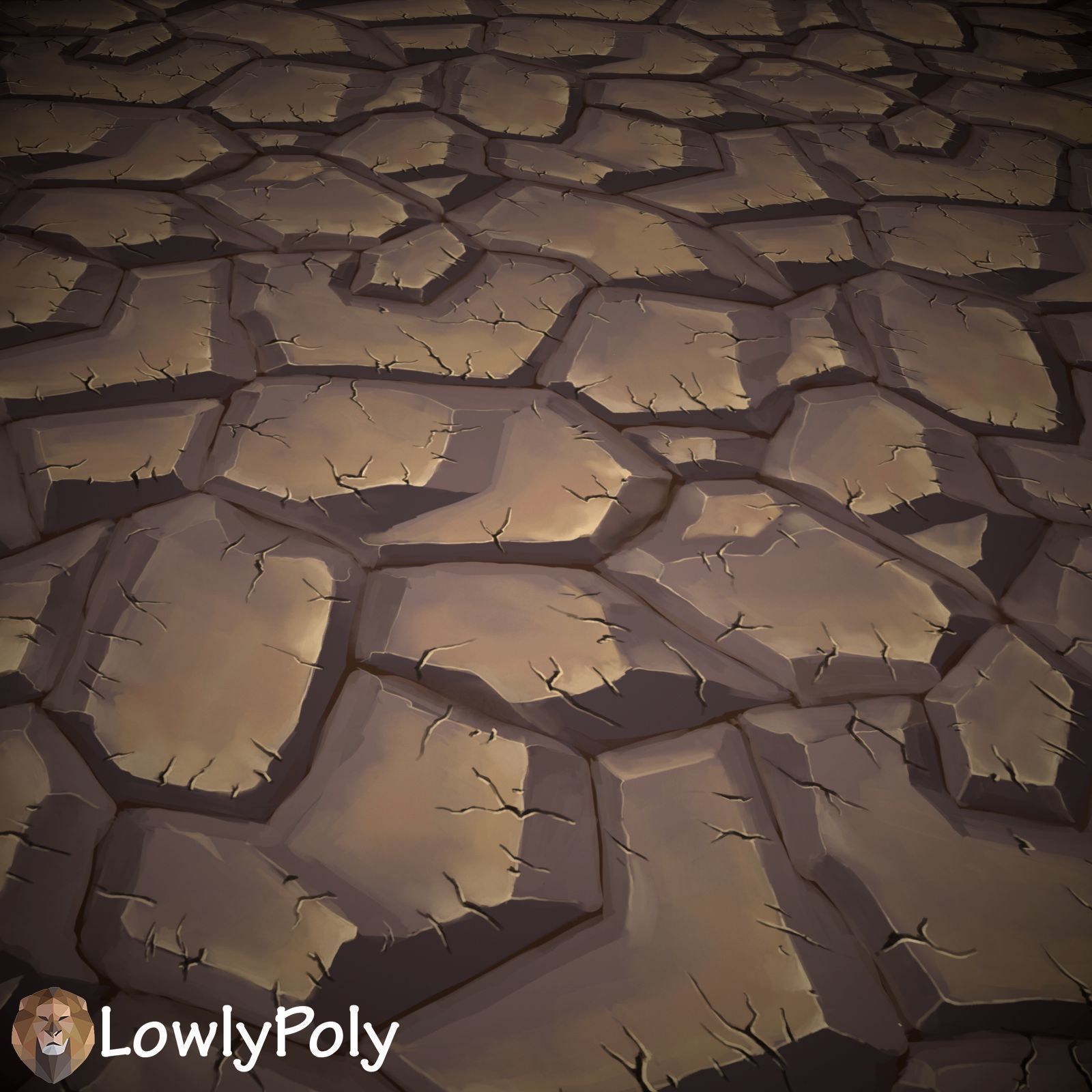Stylized Ground Vol 45 - Hand Painted Texture Pack Texture_12