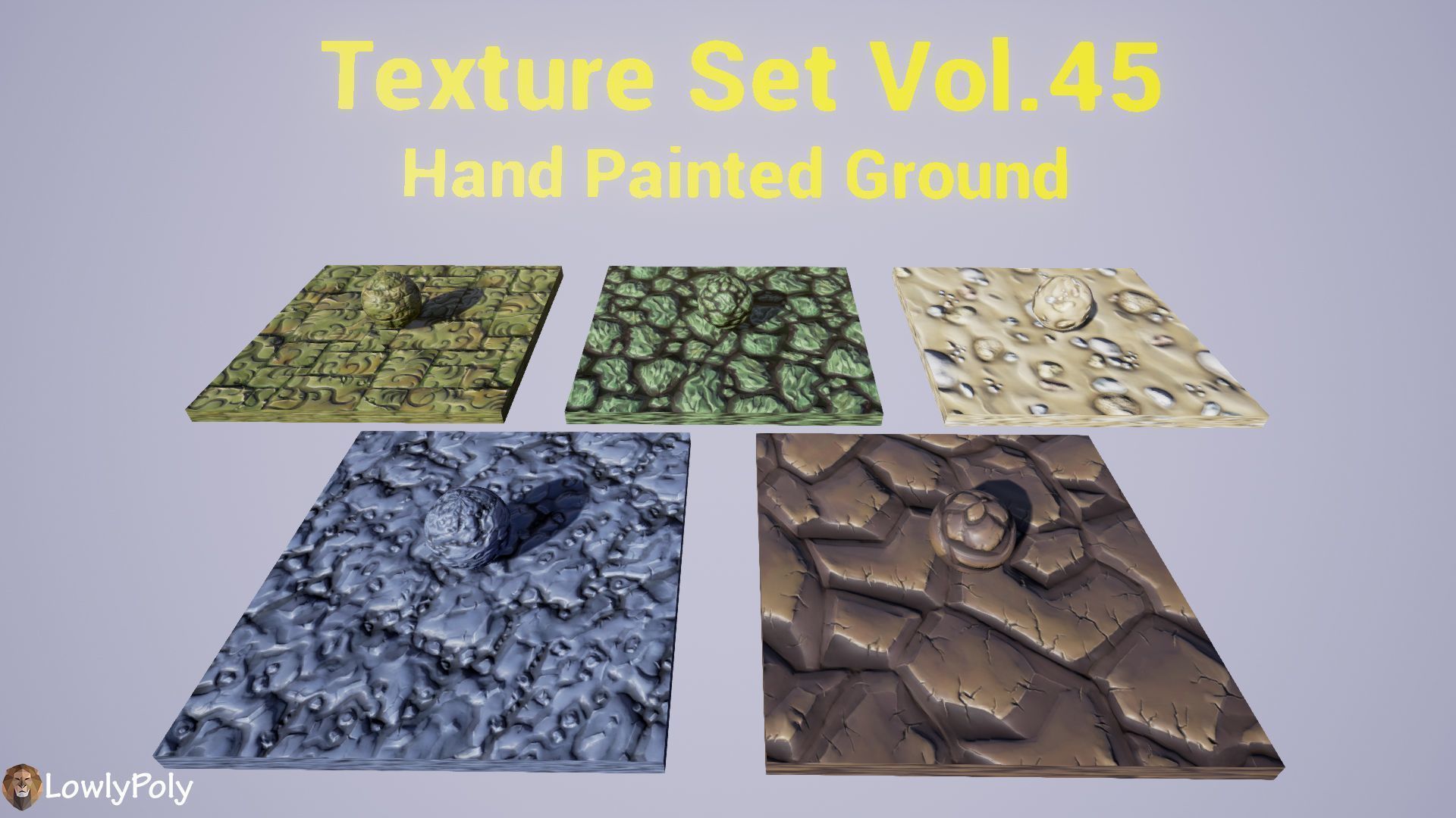 Stylized Ground Vol 45 - Hand Painted Texture Pack Texture_13