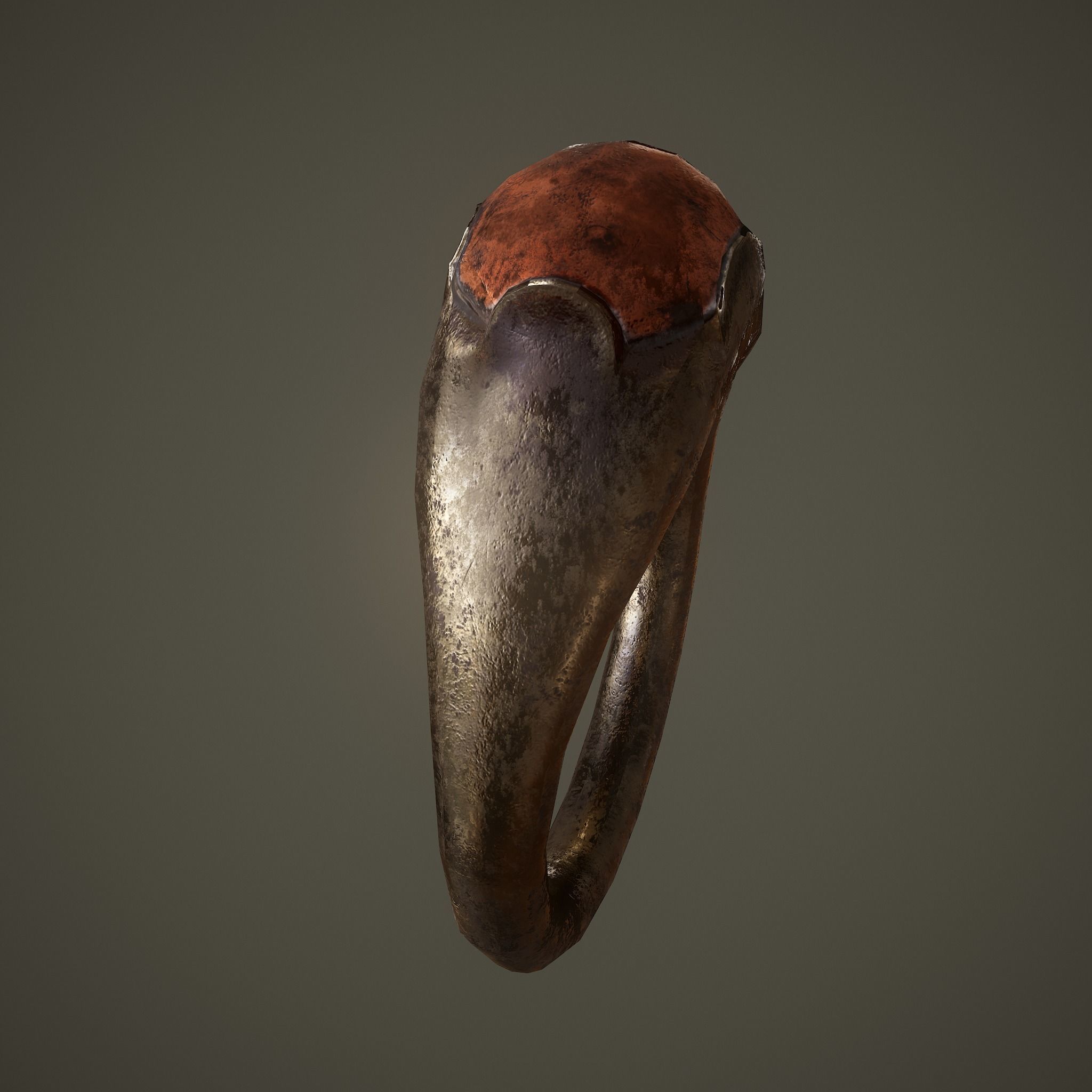 Ancient Ring Free low-poly 3D model_7