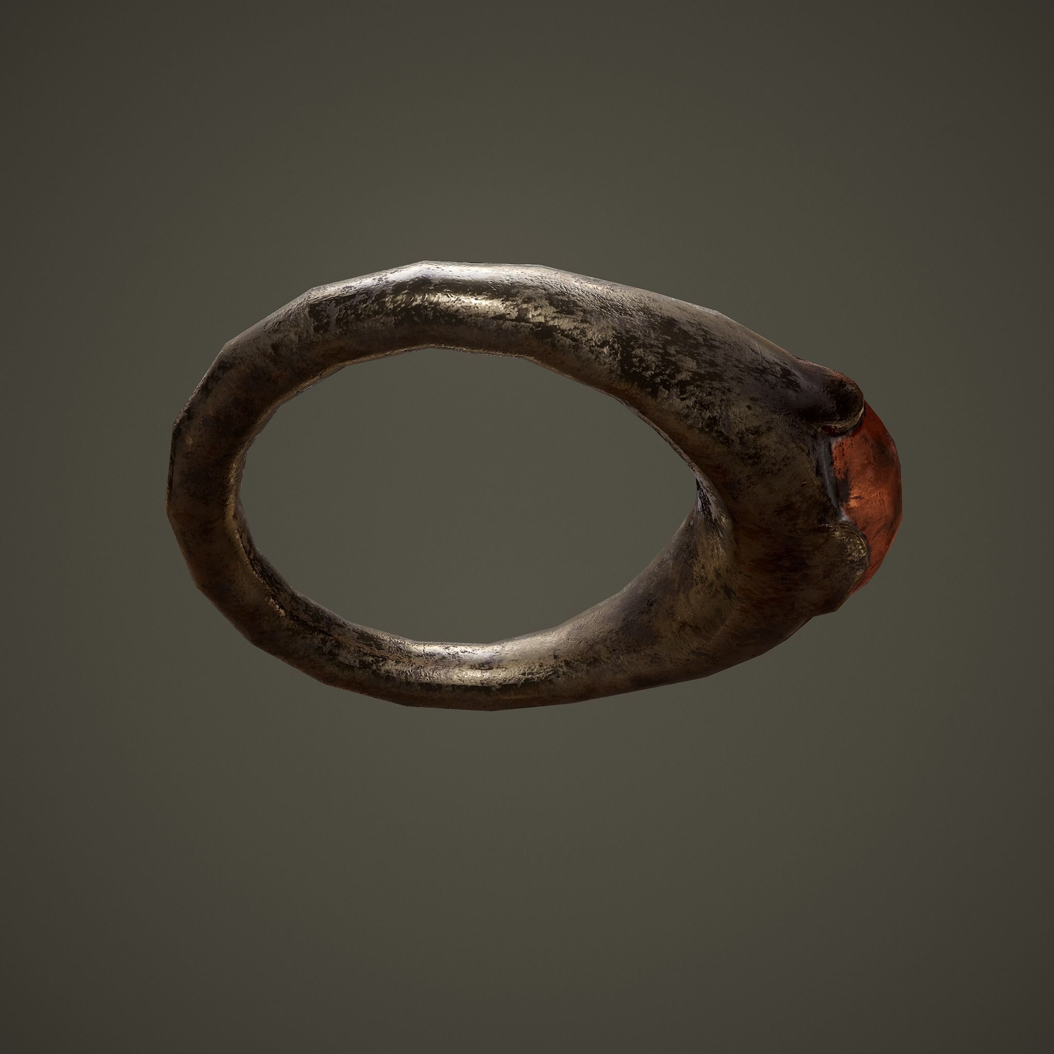 Ancient Ring Free low-poly 3D model_18