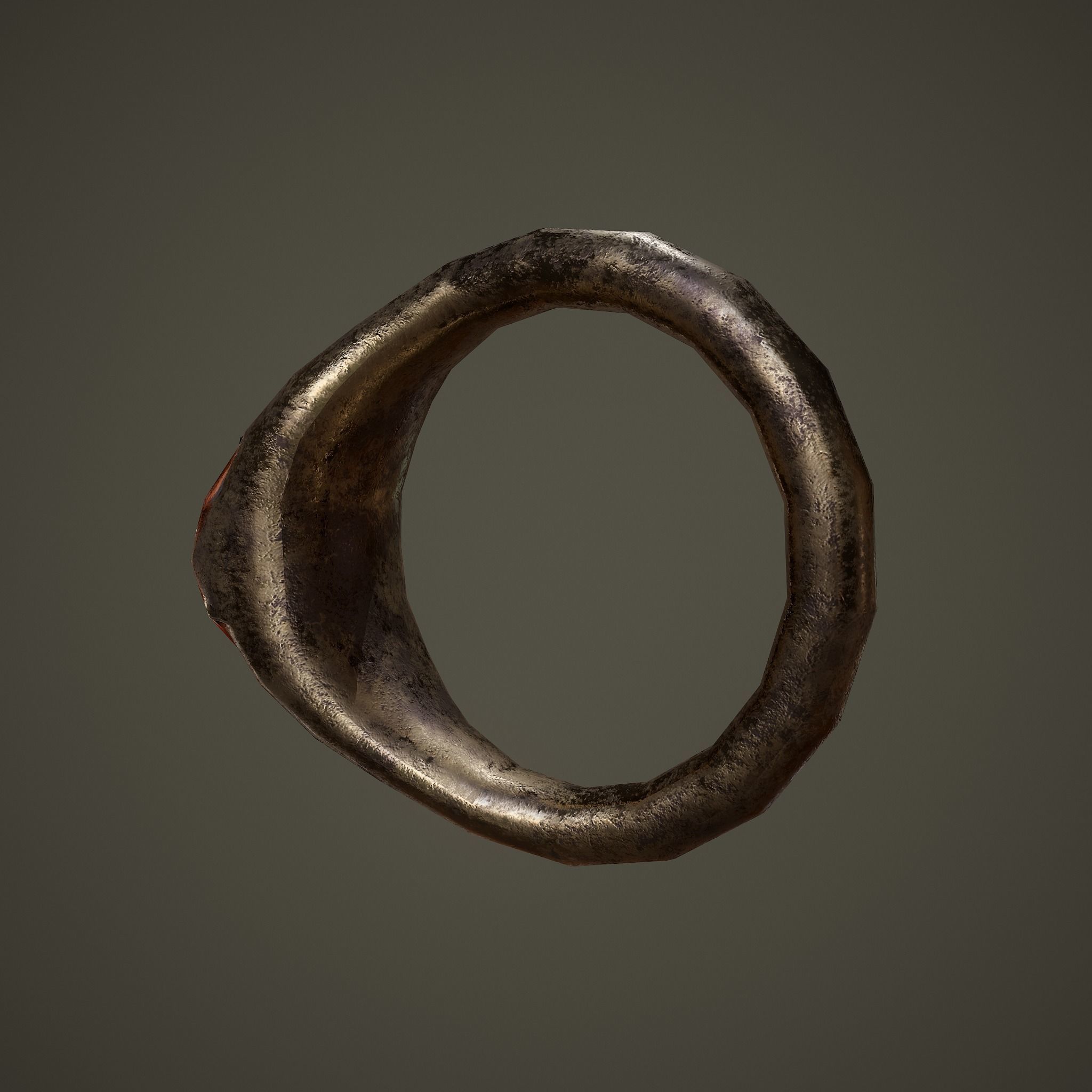 Ancient Ring Free low-poly 3D model_15