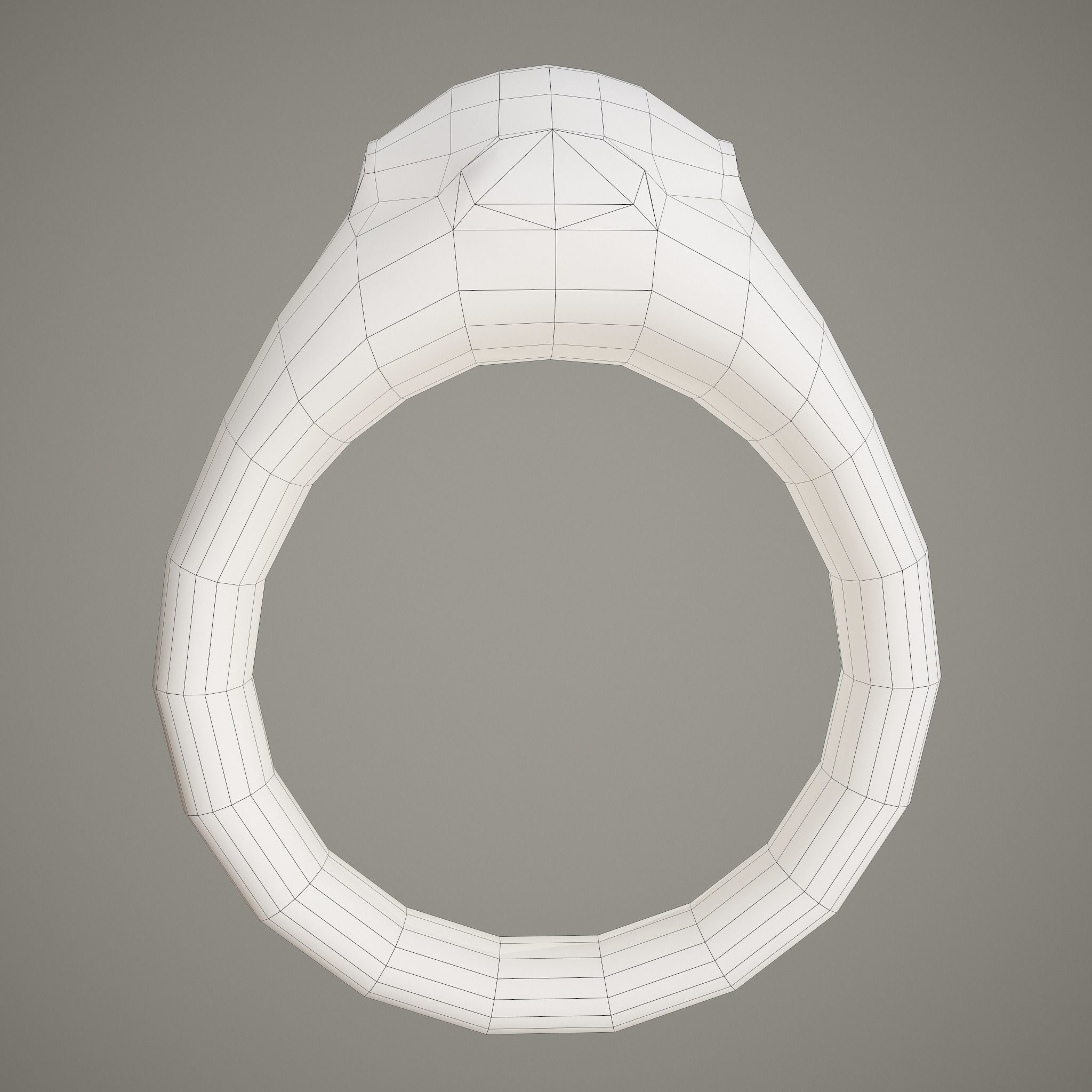 Ancient Ring Free low-poly 3D model_36