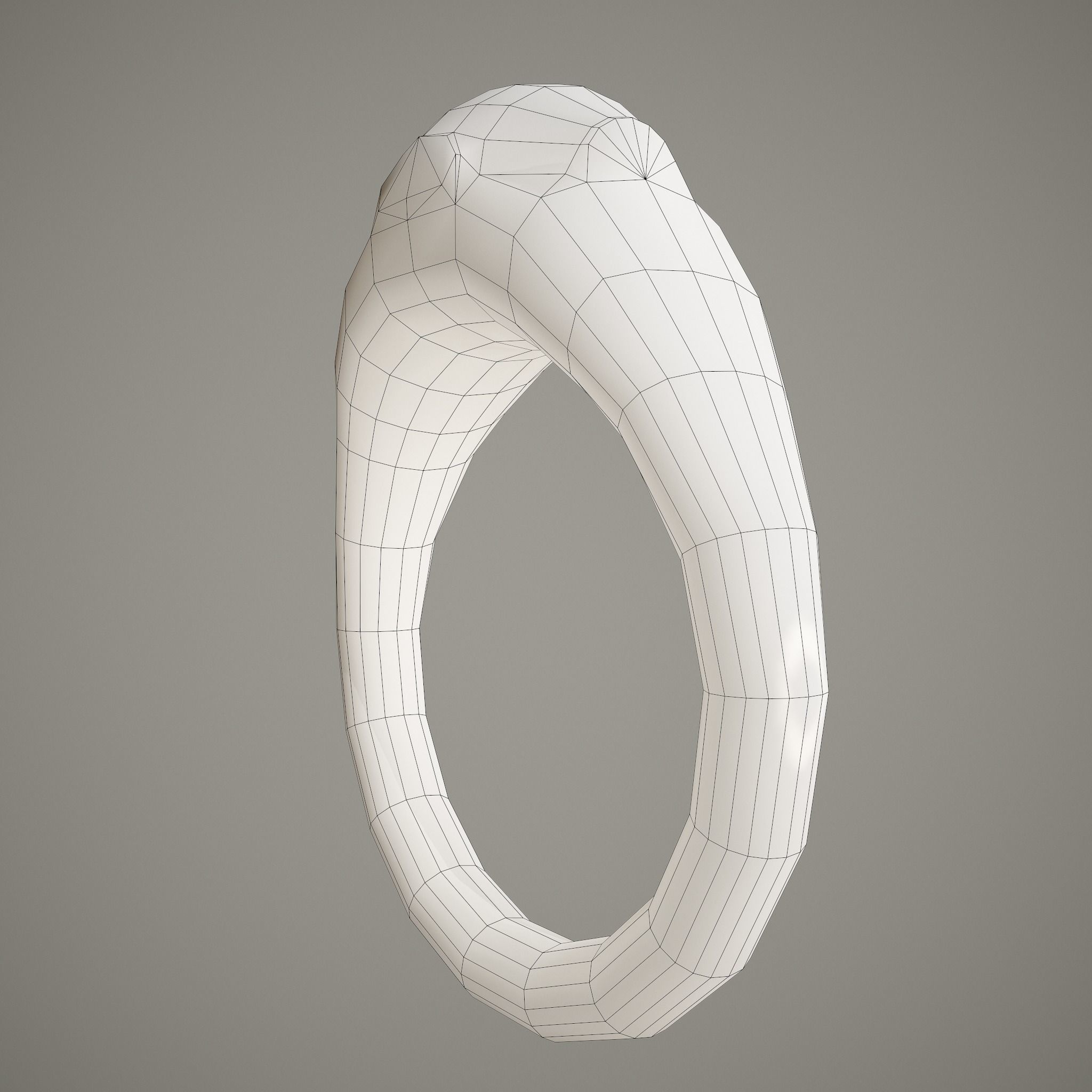 Ancient Ring Free low-poly 3D model_29