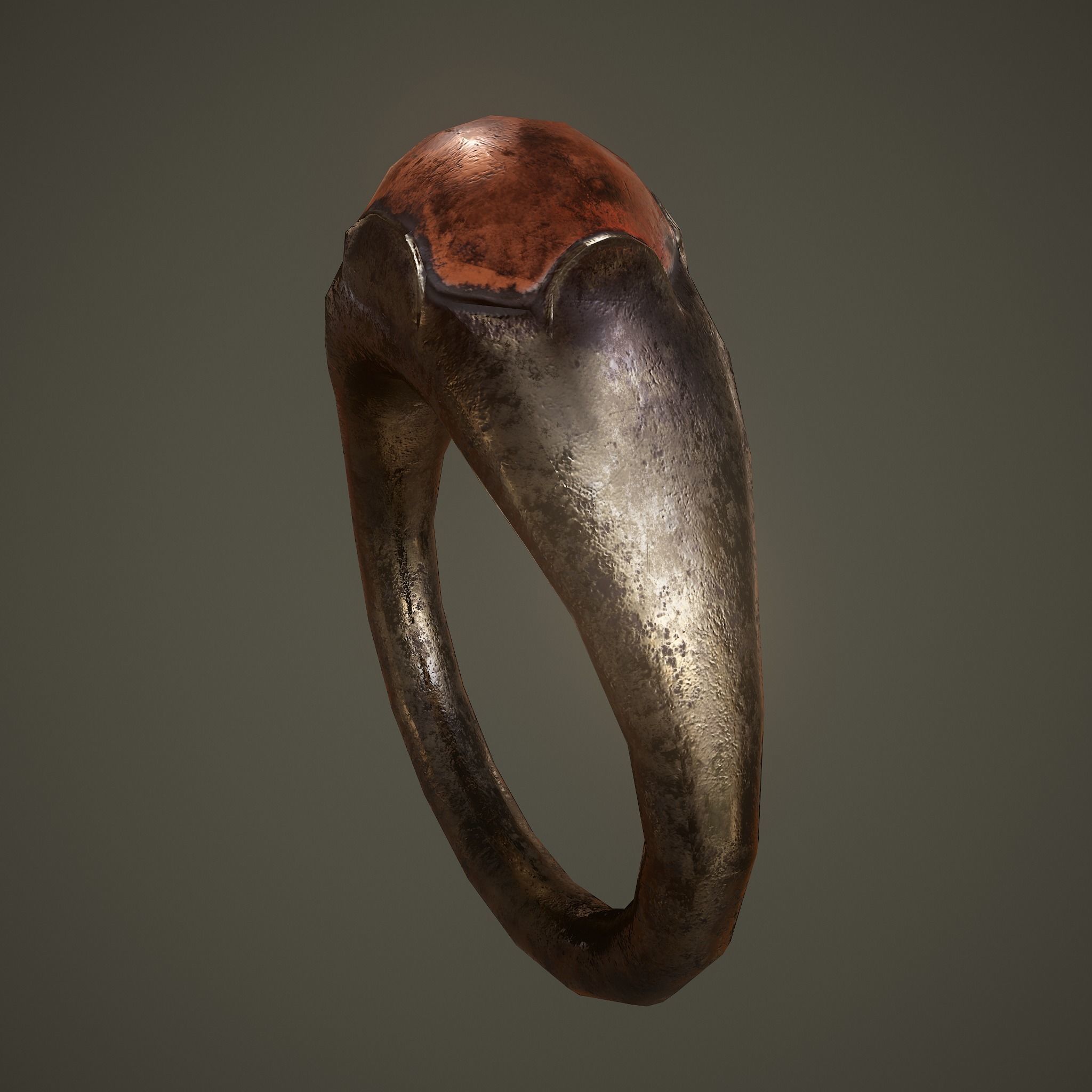 Ancient Ring Free low-poly 3D model_8
