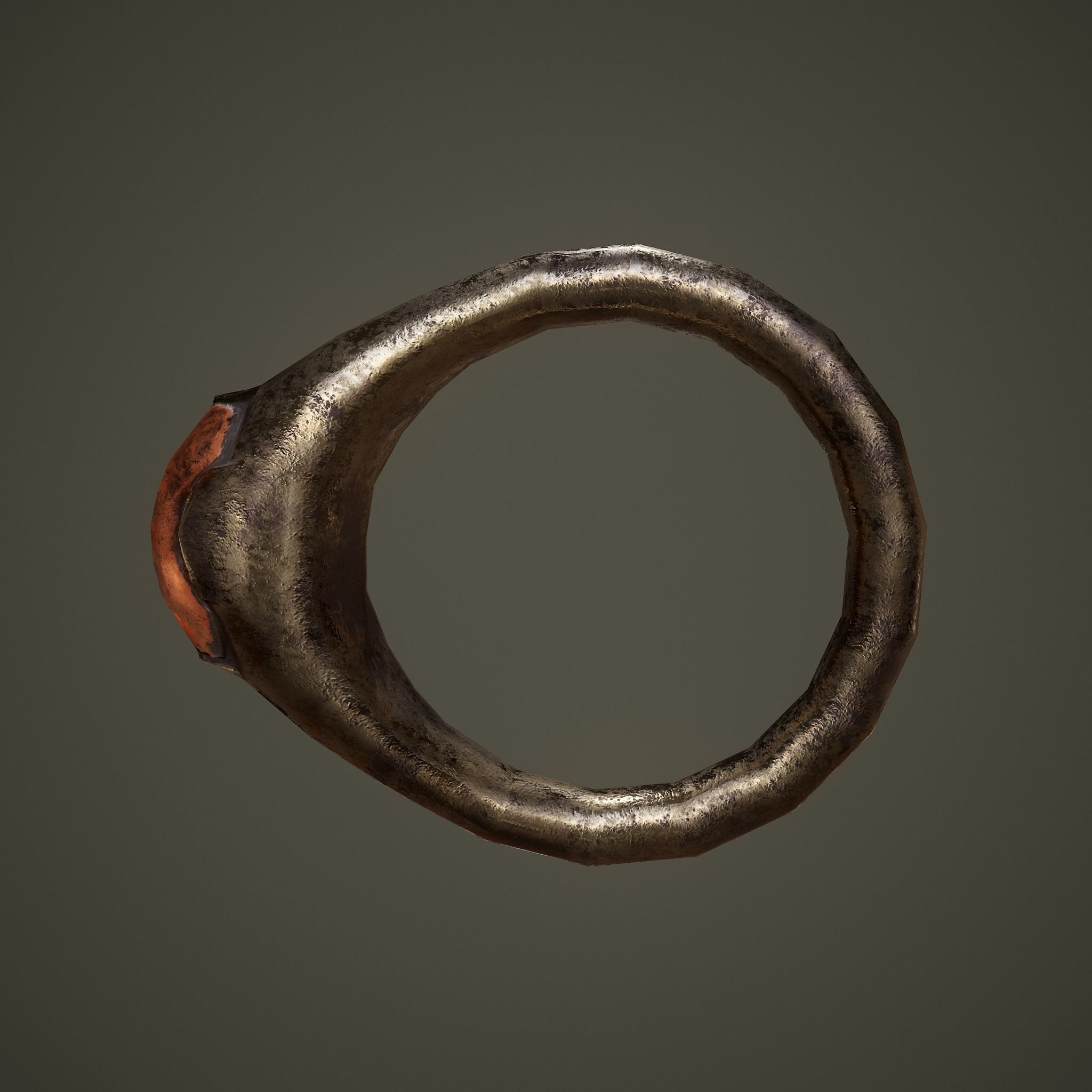 Ancient Ring Free low-poly 3D model_14