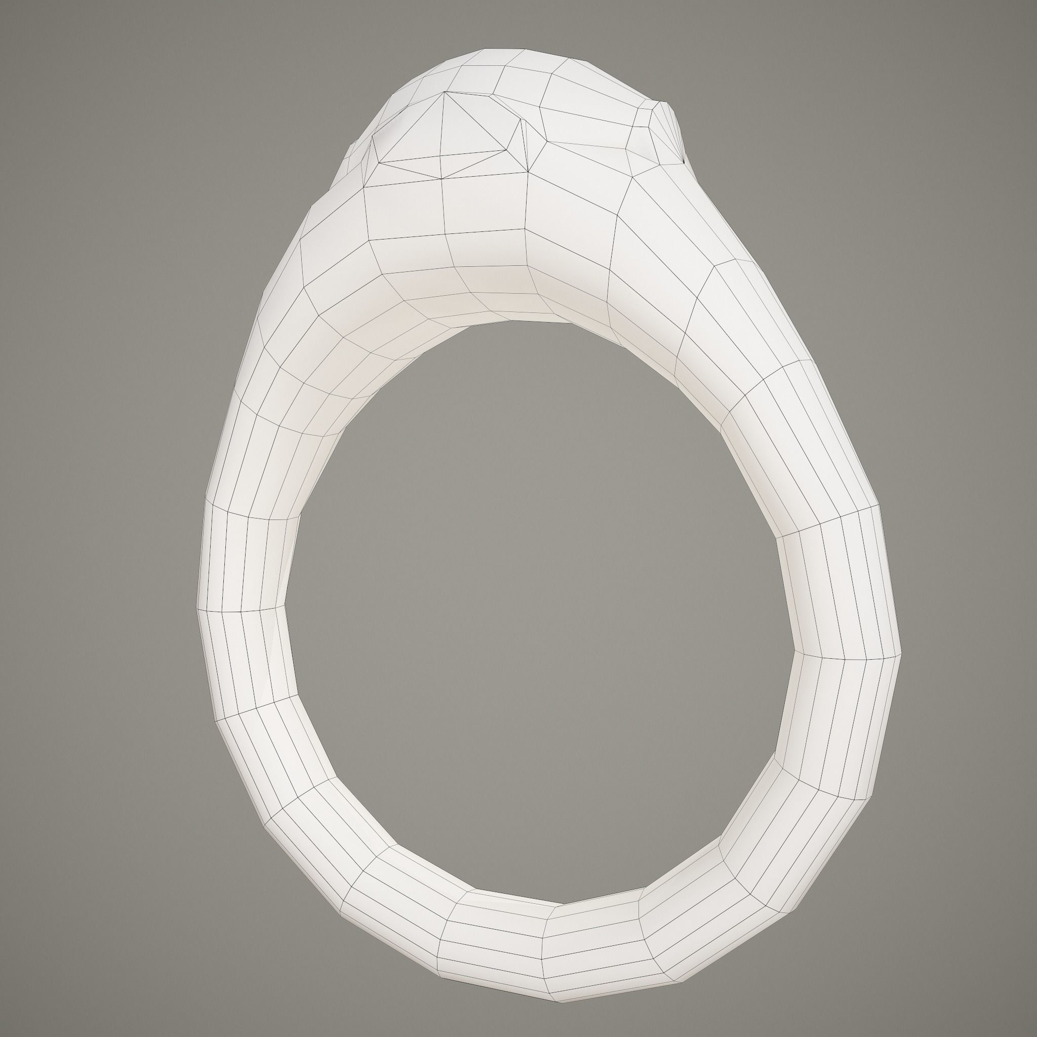 Ancient Ring Free low-poly 3D model_32