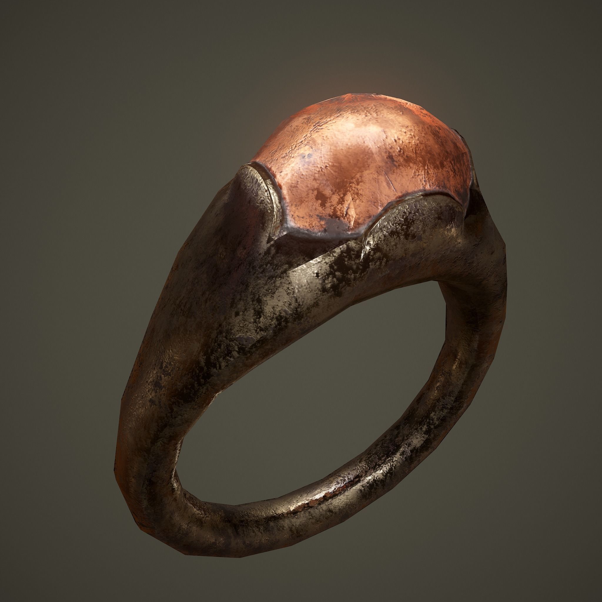 Ancient Ring Free low-poly 3D model_22