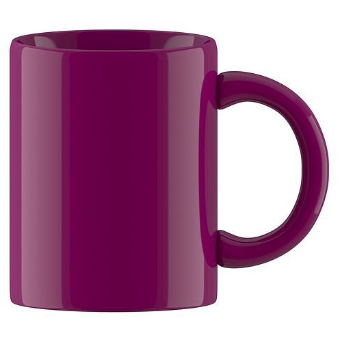 Coffee Mug dark parpal 3D model