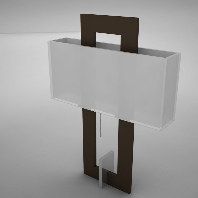 Lamp 016 Low-poly 3D model_2