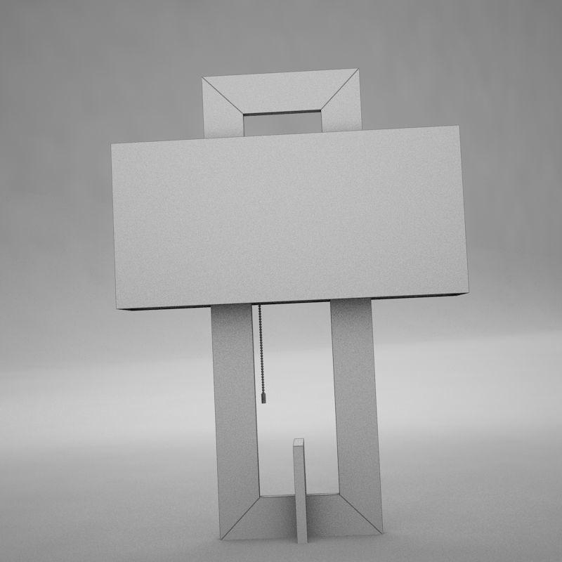 Lamp 016 Low-poly 3D model_11