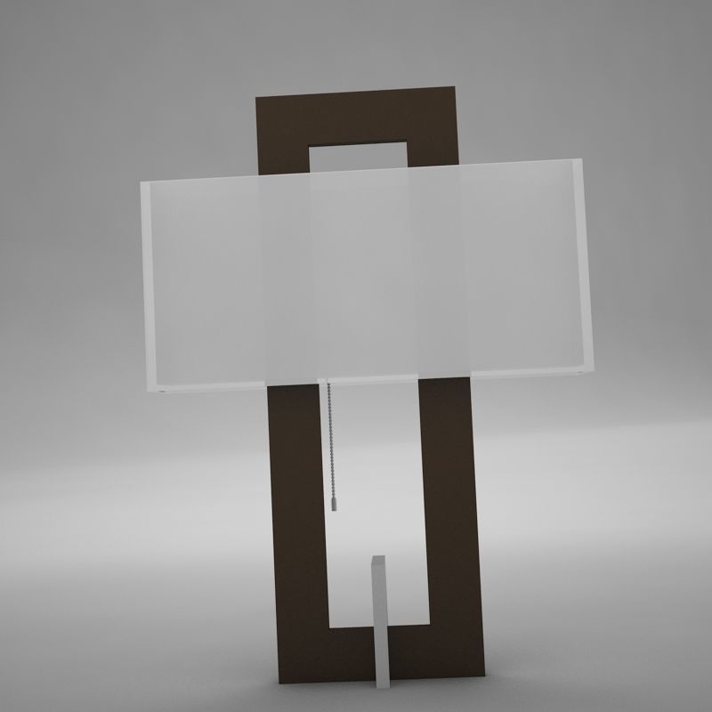 Lamp 016 Low-poly 3D model_4