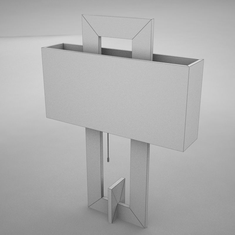 Lamp 016 Low-poly 3D model_13