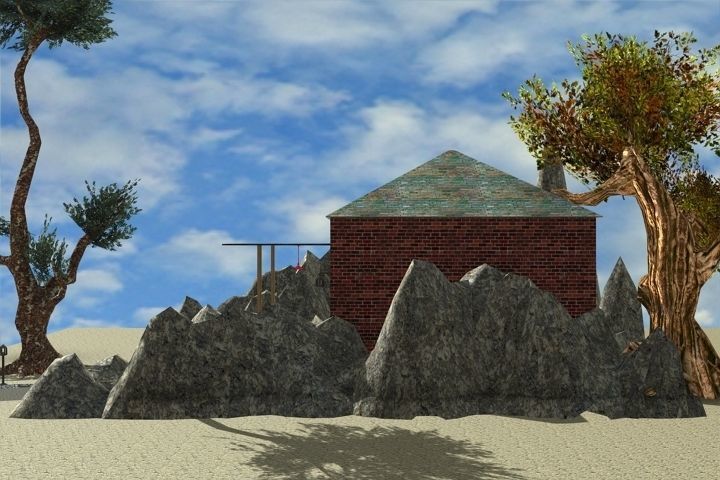 Khan home scene 3D model_5