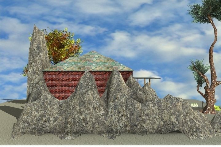 Khan home scene 3D model_3