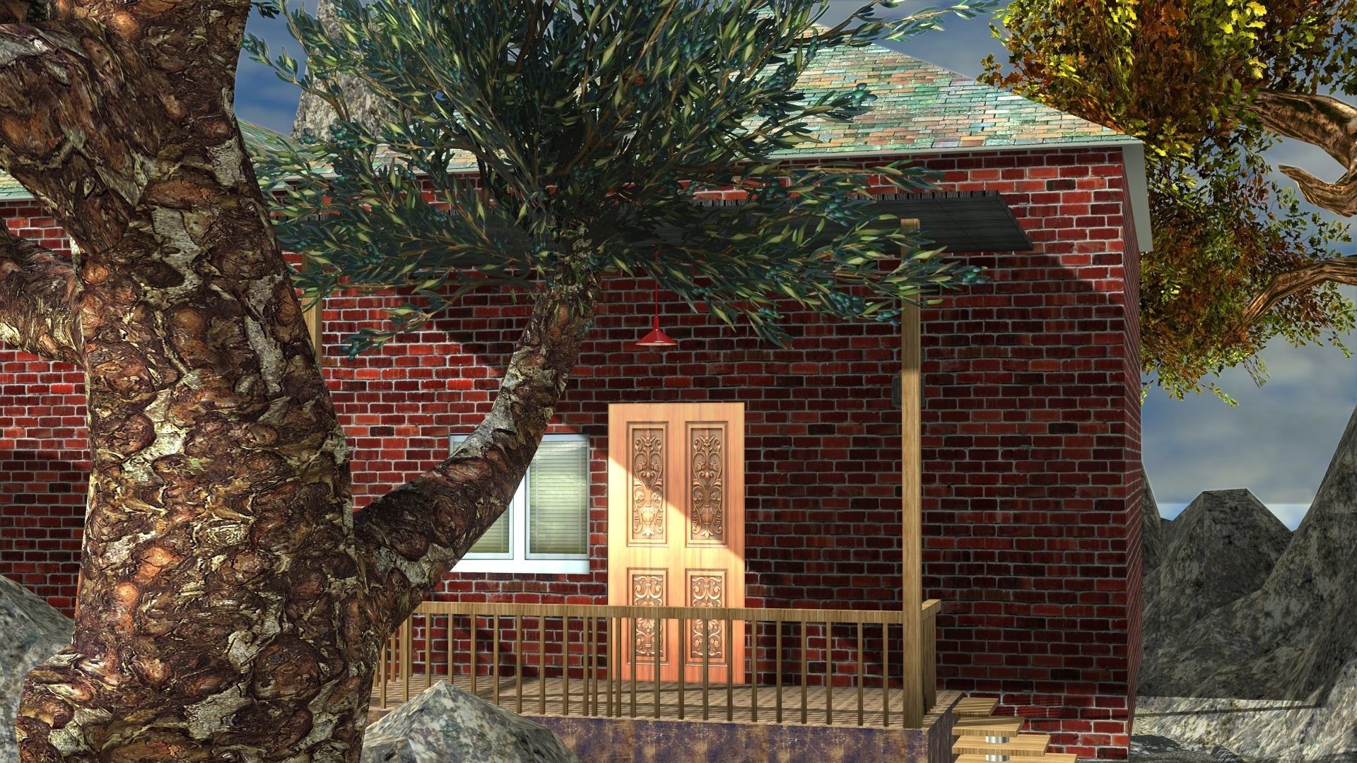 Khan home scene 3D model_1