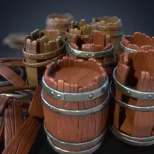 Stylized Barrel Pack