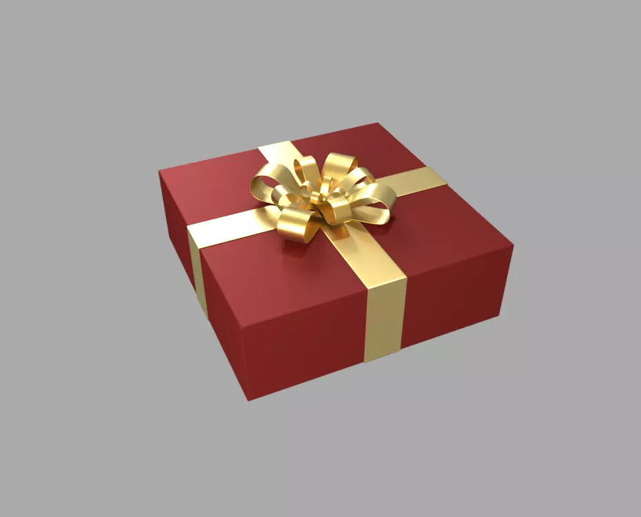 Christmas Present 3D model_0