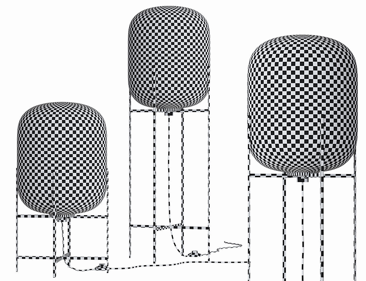 Oda floor lamps 3D model_4