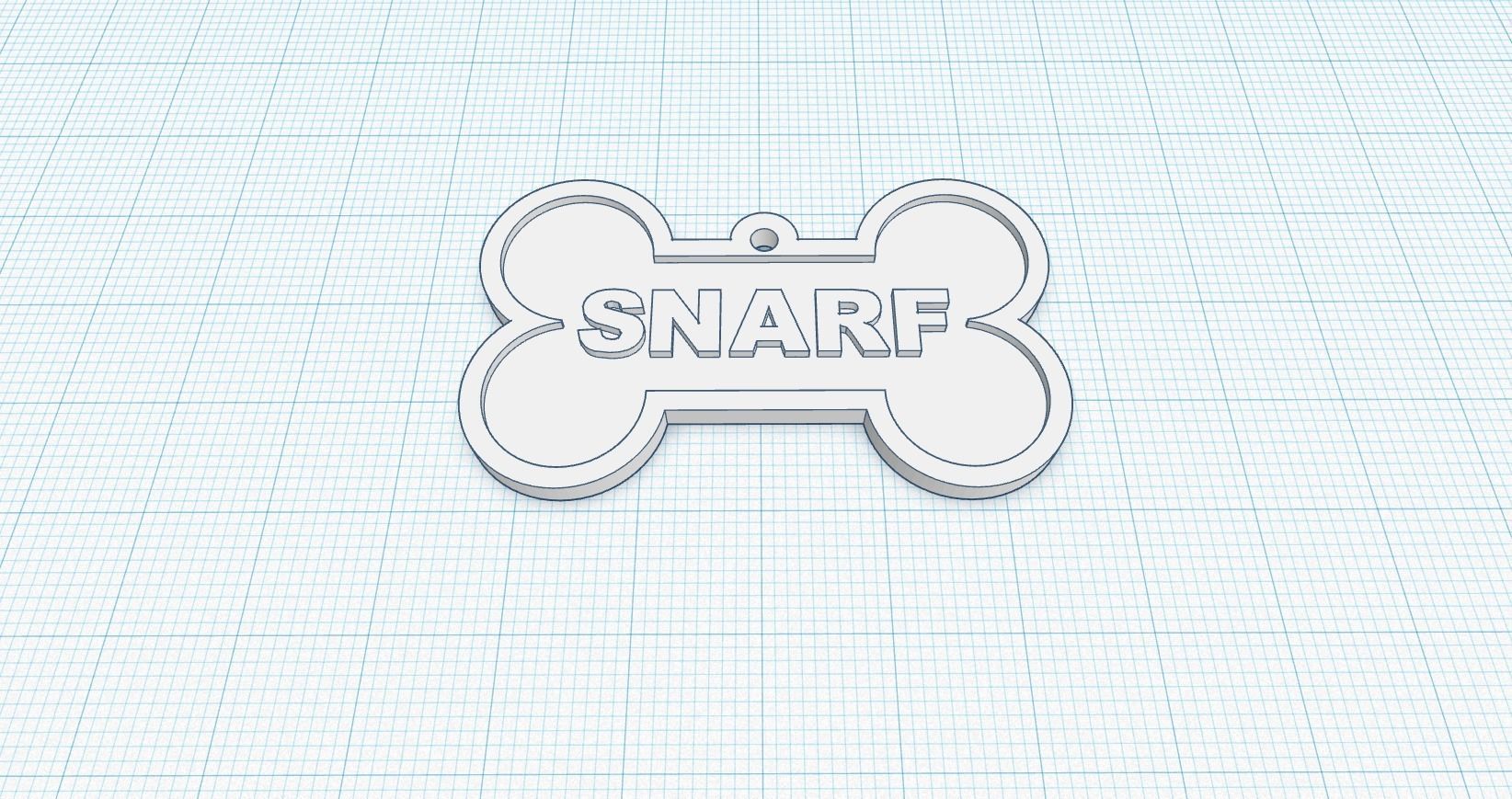 Canine Bone Tag Package 3D print model_9
