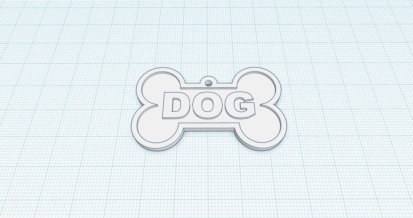 Canine Bone Tag Package 3D print model_4