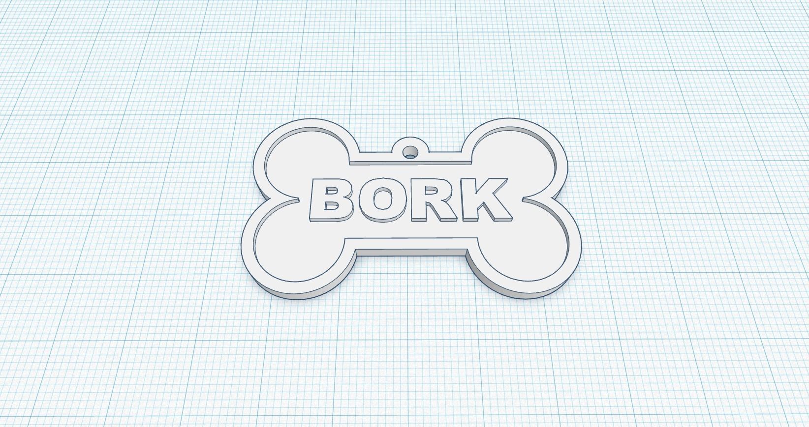 Canine Bone Tag Package 3D print model_2